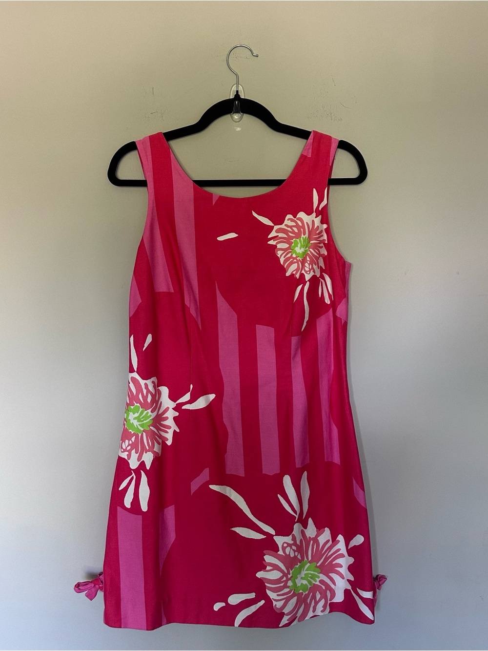 Lilly Pulitzer Pink/Red Floral Sleeveless Dress